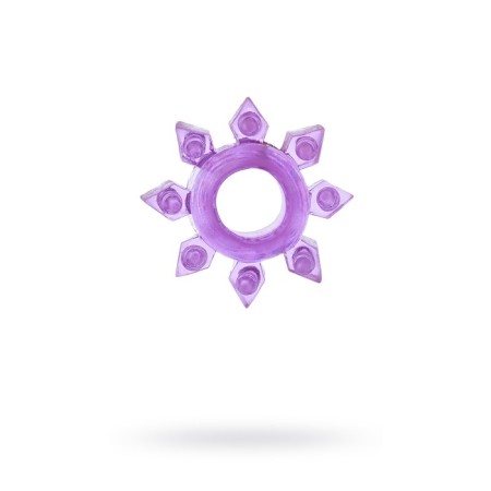 Erective ring on the penis Toyfa, TPE, purple