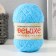 Knitting yarn "Deluxe" 100% polypropylene 140m/50g set 2 pcs - blue