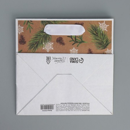 Package Craft square “Fairy Tale”, 14 x 14 x 9 cm, New Year-8
