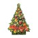 Gift box "Christmas tree", 16.5 x 8.5 x 27 cm