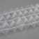 Curtain tape, organza, 7 cm, 50 ± 1 m, transparent color