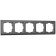 Frame for 5 stark posts (matte graphite) W0051864