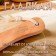 Brush massage bath made of natural bristles, with a handle, smooth