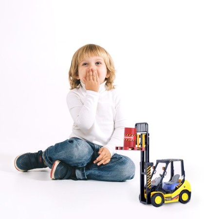 Radio controlled machine "Loader", works on the battery, light-7