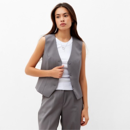 Women's vest MIST: Classic Collection p. 48, gray color-5