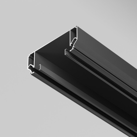Insert-a plug of 4 m. For the profile Alm-9940-SC, black-3