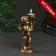 The candlestick "Angel" in the left hand, gold, 14x8x22 cm, for a candle d = 4 cm