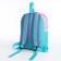 Textura zipper on the zipper, turquoise/pink color