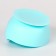 Baby plate on a suction cup, spoon, crush me, blue color