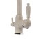 Accoona A5179H-7 kitchen mixer, with output for drinking water, brass, beige