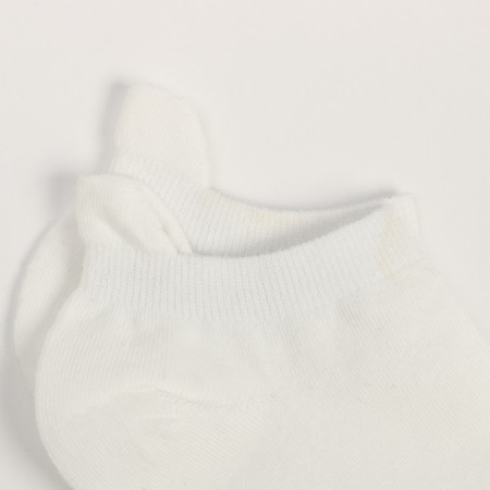 Women's socks shortened, white color, size 36-40-2