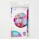 Foil balloon 18 "Present", circle, holography, with a substrate