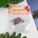 Brads for scrapbooking "Drops of paint" set 10 pcs mix 1.5x1.1x1.1 cm
