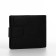 Male purse for magnet, department for bills, for maps, for coins, black color