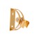 Bowl Holder Zein Z65, adjustable, aluminum, golden