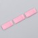 Textile strip "146-152", 5 x 1.1 cm, pink color