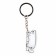 Keychain ruler for keys “be always sure”, 2.2 x 10 cm