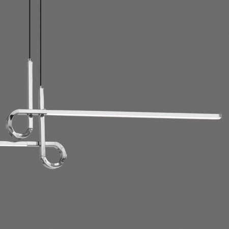 Suspended chandelier Mantra Cinto, Led, 1950lm, 3000k, 1155x85x400 mm, chromium color-3