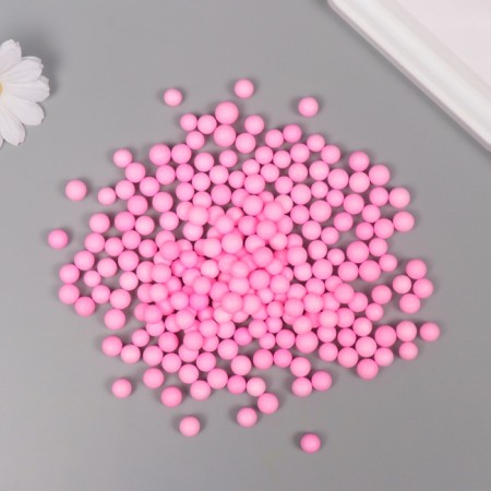 Decor for creativity Polyn -plast "Assorted balls" Fuchsia set 10 grams-1