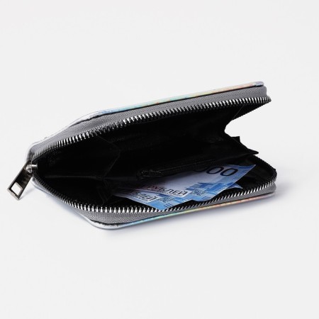 A wallet with a holographic effect “I do not have enough vitamin D”, 12.5x9x2 cm-7