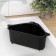 Holder on a sink for kitchen trifles, 26 × 14 × 9 cm, black color