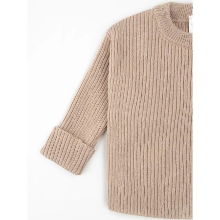 Knitted children's Knitted Amarobaby Noodles, height 74 cm, beige color-12