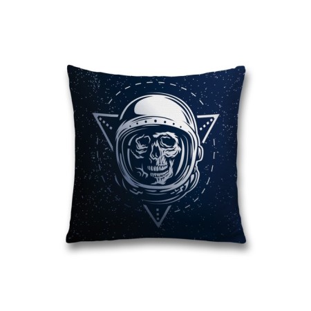 Pillowess decorative "Space Skull", on a zipper, size 45x45 cm