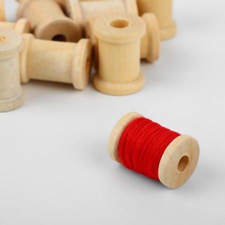 A set of wooden coils without a coating, 15 pcs, d = 2 × 2.5 cm-3