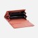 Women's wallet on magnets, pink color