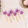 Swap eggs Flower Fiolet, set 6 pcs.