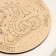 Hot "snake in a scarf", diameter - 9.5 cm