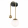 Wall lamp ST LUCE. SL1202.201.01. Adige. 1x40 watts, E27, 23x48 cm, golden color