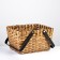 Wicker basket (sequoia), 28x23xh16/31 cm, 1 pc., Brown