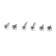 Set of self -tapping screws No. 1, 90 objects and set