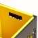 Garden-park urn "Vostok" 44 l, 30 x 30 x 70 cm, case 2 mm, tank 0.5 mm