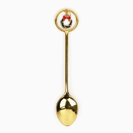 A teaspoon spoon with a suspension "Happy New Year", 11.5 x 2 cm-2