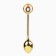 A teaspoon spoon with a suspension "Happy New Year", 11.5 x 2 cm