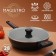Magistro flame pan, d = 28 cm, h = 7.5 cm, with a glass lid, a Soft-Touch handle, anti-stick coating, induction