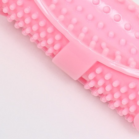Cable toy with toothpick and ball "whip", up to 55 cm, up to 160 g, pink/mint-2