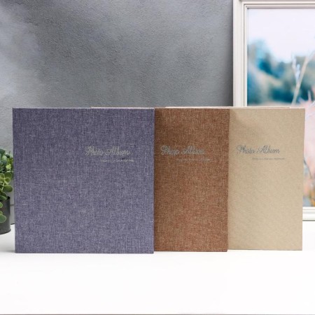 Photo album magnetic 20 sheets "Laconic" Textile MIX 29.5x27.5x3.2 cm