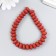 Beads for aromatherapy with the hole "Disc. Raspberry" 0.6x1x1 cm set 33 pcs +-3