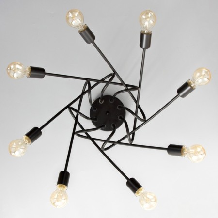 Causte "Knot" E27 8x40W Black 97x97x48 cm BayerLux-3