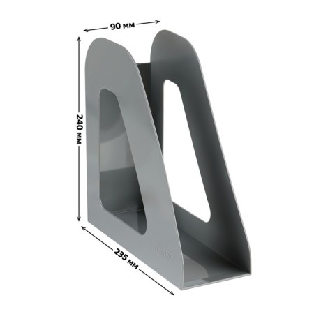 Paper tray Vertical Istanm Favorite, gray, width 90mm-2