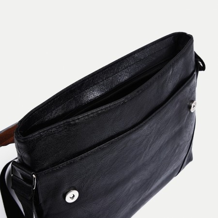 Male bag, black color-5
