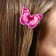 Hair hair clip luminous "butterfly", 3.6 x 3 cm