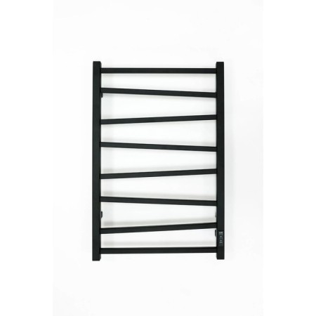 Electric towel Grois Zigzag, 500x800 mm, 8 crossbars, lower rights, black