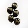 Latex ball 12 "Wife", pastel, set of 50 pcs., Black color
