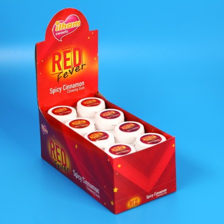 Red Faver chewing gum with cinnamon, 40 g