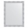 Mirror in the baguette frame, white minting 70 mm, 76 x 96 cm