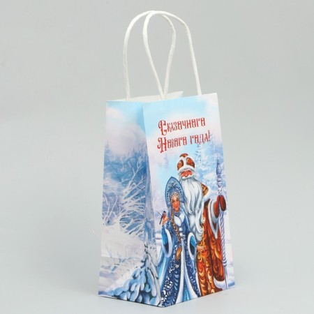 Crafts "Santa Claus and Snow Maiden", 12 x 21 x 9 cm, New Year-2